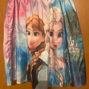 H&m dress with frozen print size 8 to 9 years, new never used.